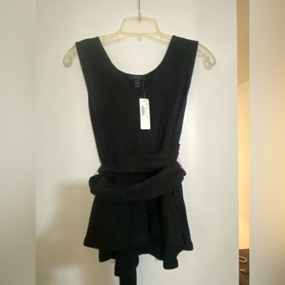 J Crew wrap top size large, new with tags